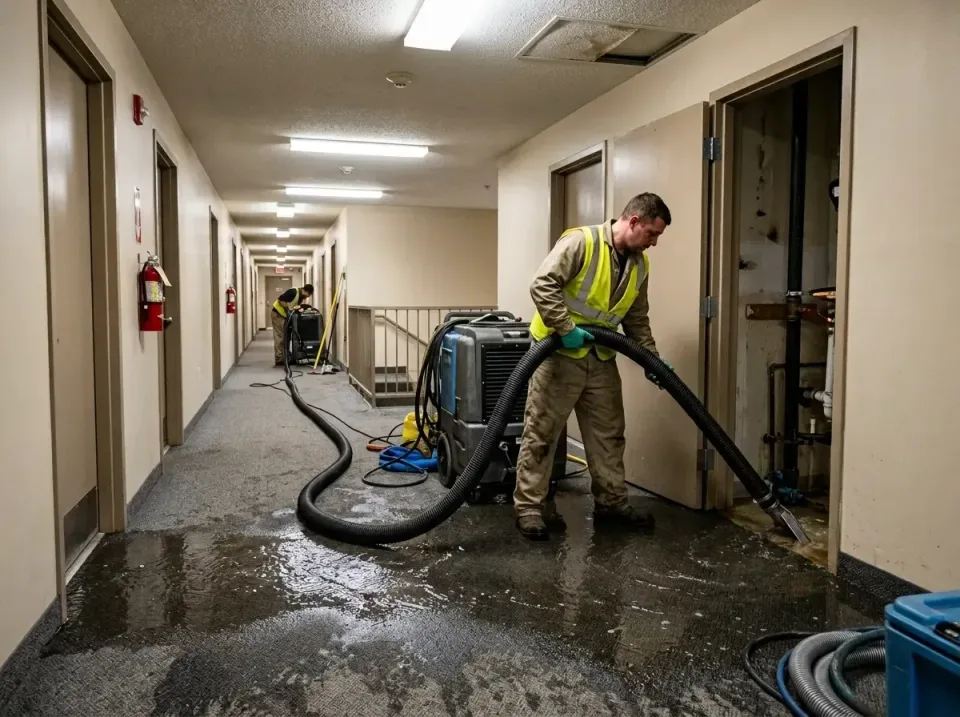 multi-unit-apartment-hallway-f-005 — frequently asked questions, Emergency Burst Pipe Water Extraction & Removal in Demorest…